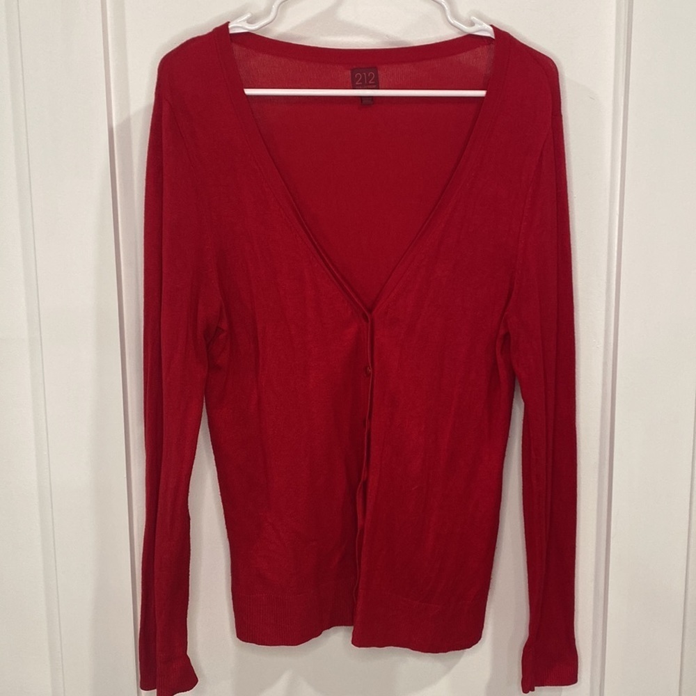 212 Collection v-neck button cardigan